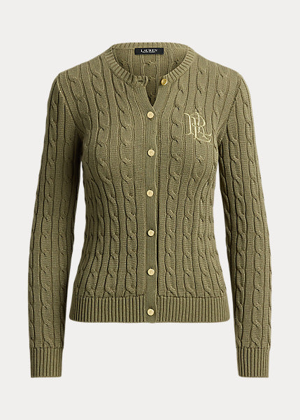 Lauren by Ralph Lauren 200P14040 - Cardigan a trecce in misto cotone