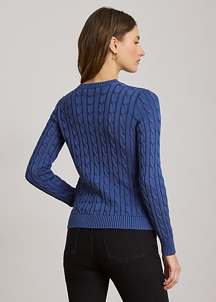 Lauren by Ralph Lauren 200P14040 - Cardigan a trecce in misto cotone