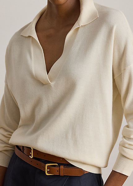 Lauren by Ralph Lauren 200P14056 - Maglia polo in cotone e modal
