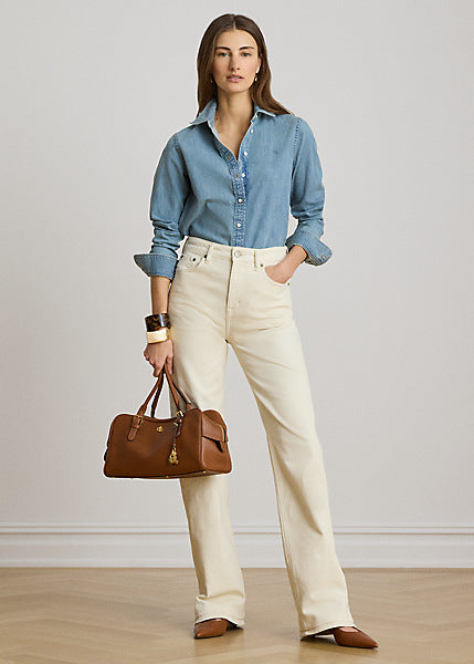 Lauren by Ralph Lauren 200P14149 - Camicia in denim Classic-Fit