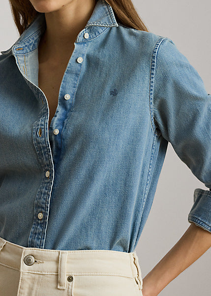 Lauren by Ralph Lauren 200P14149 - Camicia in denim Classic-Fit